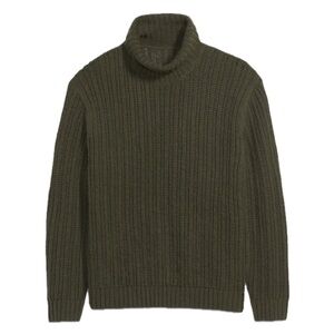 NWT Men's Olive Green Knit Turtleneck Sweater